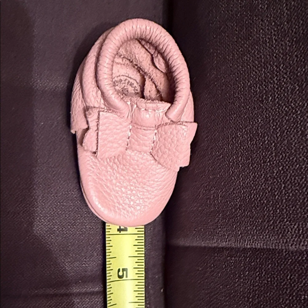 Freshly Picked Blush Leather Moccasins